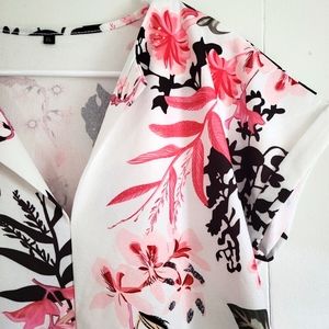 Floral knee length dress